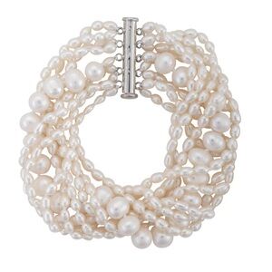 ** NEW ** Nine strand seed pearl bracelet